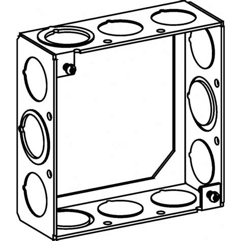 electrical 4s box dimensions|4 square deep electrical box.